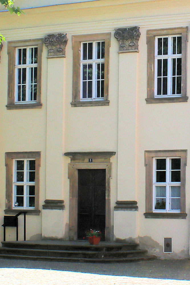 Portal Der Domkurie In Acie Ambitus In Merseburg Bei Halle Saale