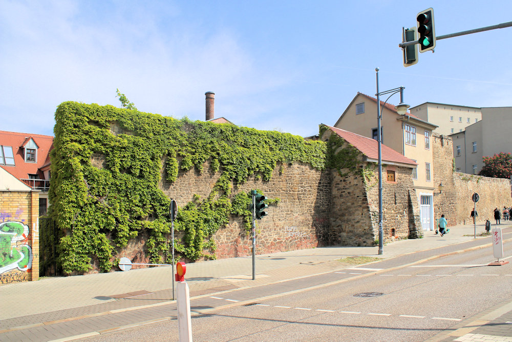 Stadtmauer Halle Saale Altstadt Stadt Halle Saale Halle Saale