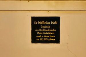 Gedenktafel für Dr. Wilhelm Külz in Borna