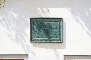 Gedenktafel für König Gustav II. Adolf von Schweden in Naumburg