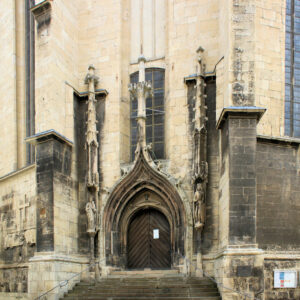 Portal An der Stadtkirche St. Wenzel in Naumburg