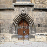 Portal an der Moritzkirche in Naumburg