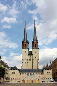 Halle/Saale, Ev. Marktkirche, Blaue Türme