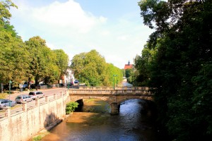 Brücke über die Chemnitz an der Markthalle